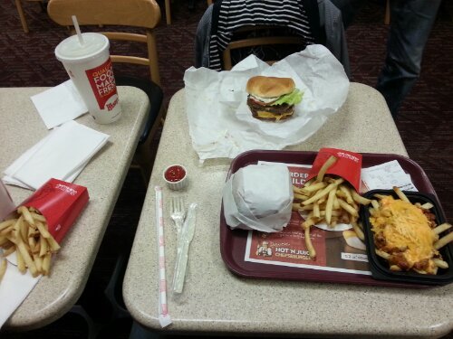 Repas au Wendy's